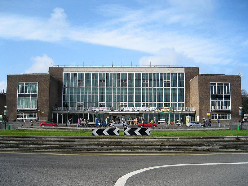 Casa Fulton House, en el campus de la Universidad de Swansea